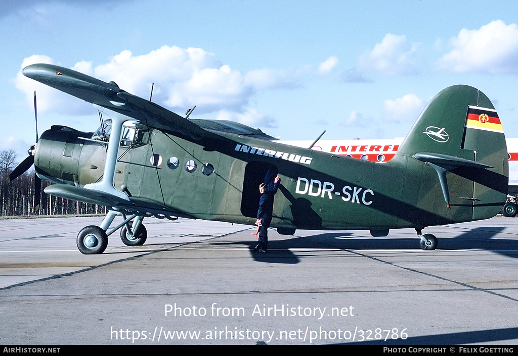 Aircraft Photo of DDR-SKC | Antonov An-2TD | Interflug | AirHistory.net #328786