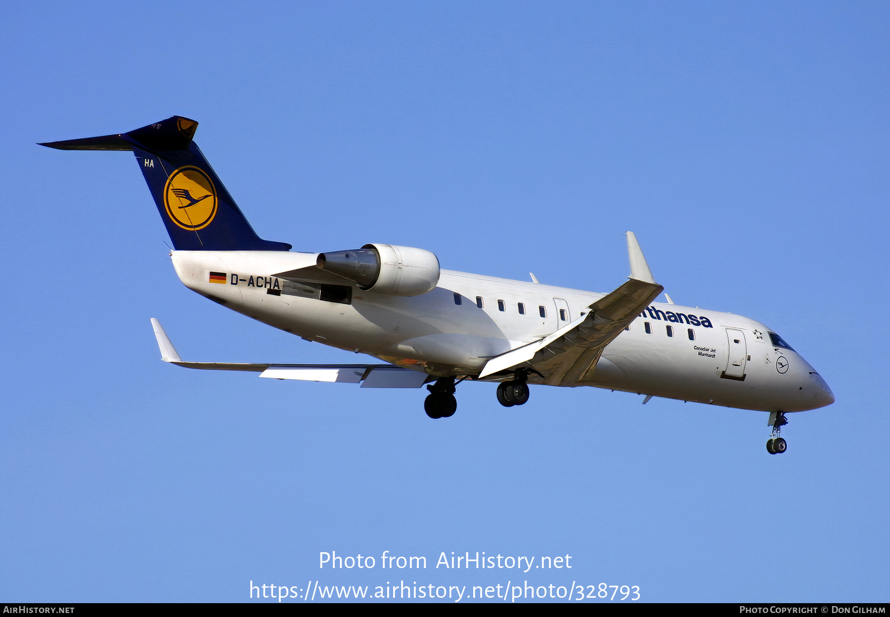 Aircraft Photo of D-ACHA | Bombardier CRJ-200LR (CL-600-2B19) | Lufthansa | AirHistory.net #328793