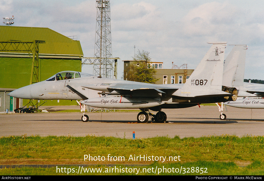 Aircraft Photo of 77-0087 | McDonnell Douglas F-15A Eagle | USA - Air Force | AirHistory.net #328852