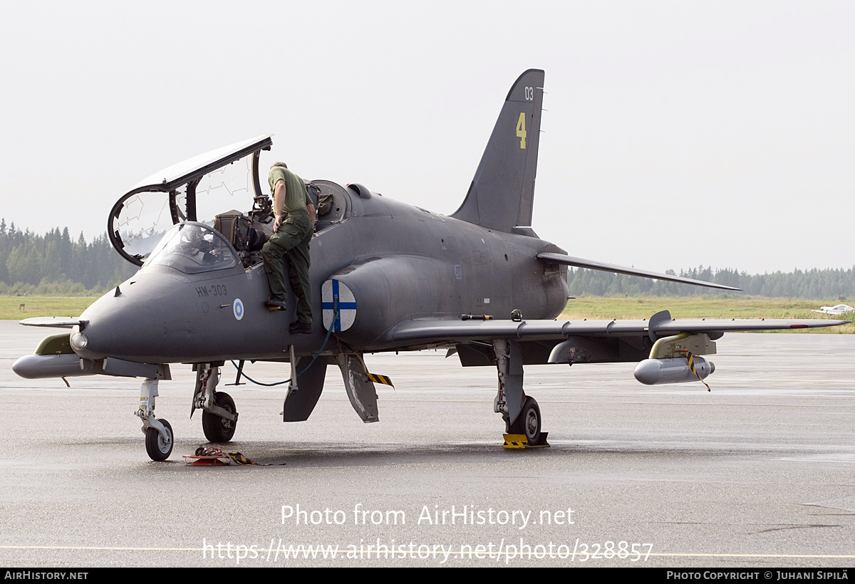 Aircraft Photo of HW-303 | British Aerospace Hawk 51 | Finland - Air Force | AirHistory.net #328857