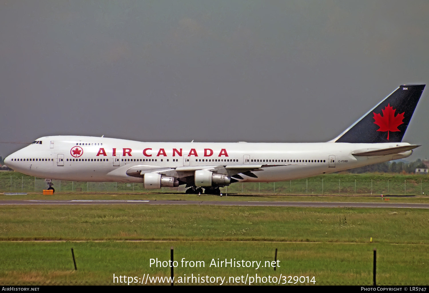 Aircraft Photo of C-FTOD | Boeing 747-133 | Air Canada | AirHistory.net #329014