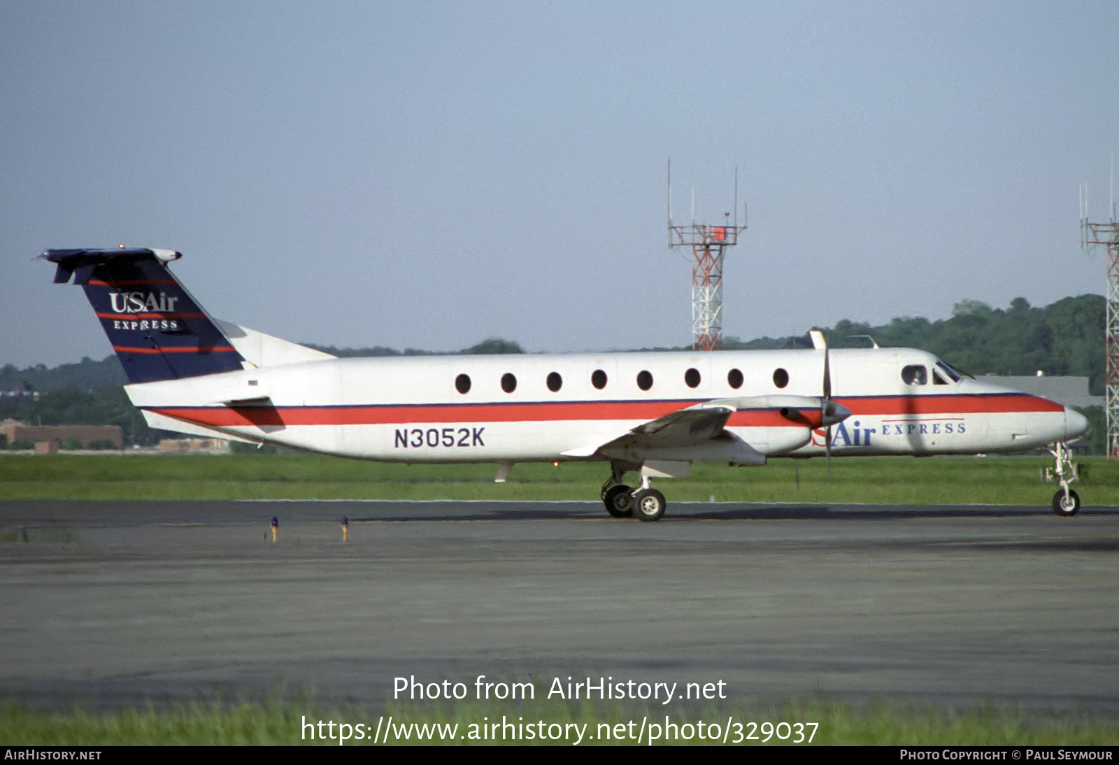 Aircraft Photo of N3052K | Beech 1900C | USAir Express | AirHistory.net #329037