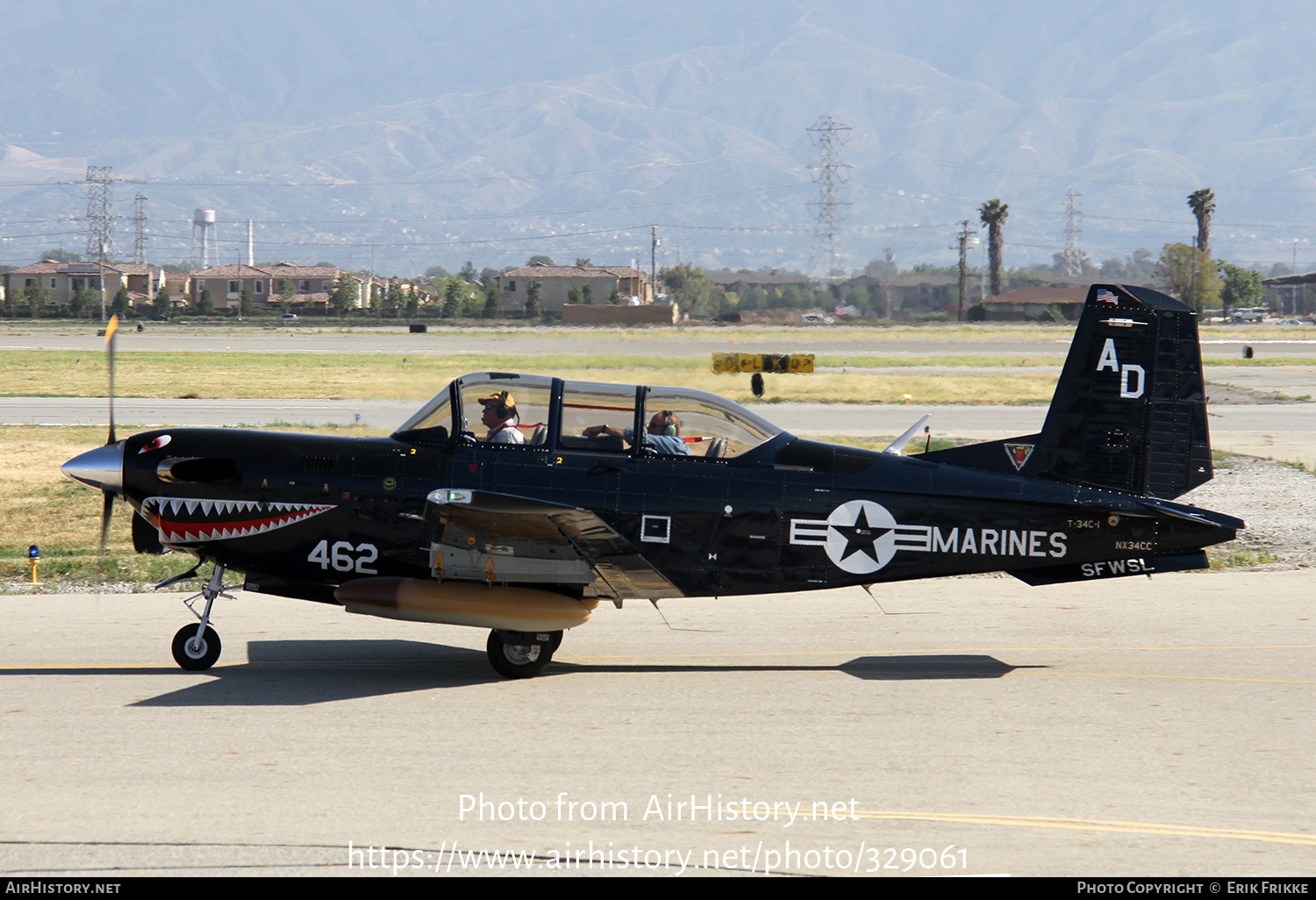 Aircraft Photo of N34CC / NX34CC | Beech T-34C-1 Turbo Mentor | USA - Navy | AirHistory.net #329061