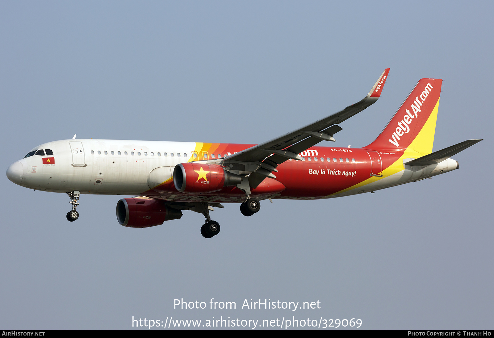 Aircraft Photo of VN-A675 | Airbus A320-214 | VietJet Air | AirHistory.net #329069