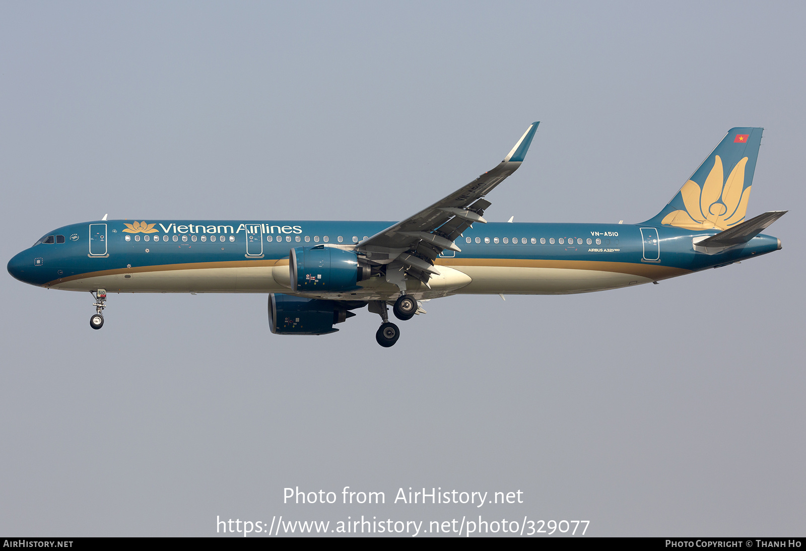 Aircraft Photo of VN-A510 | Airbus A321-272N | Vietnam Airlines | AirHistory.net #329077