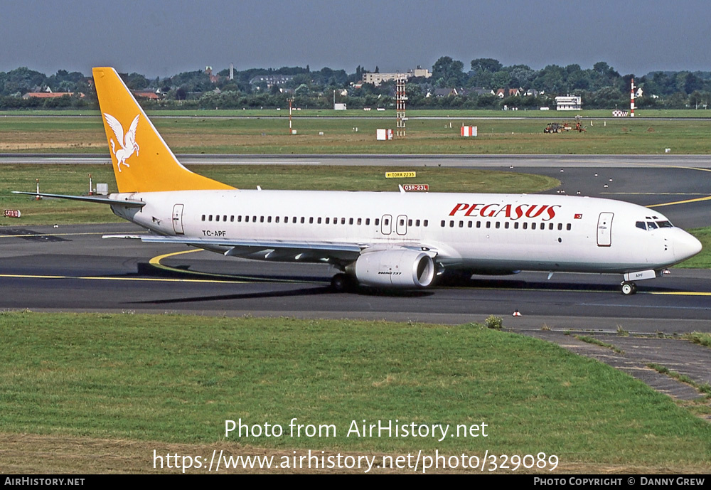 Aircraft Photo of TC-APF | Boeing 737-86N | Pegasus Airlines | AirHistory.net #329089