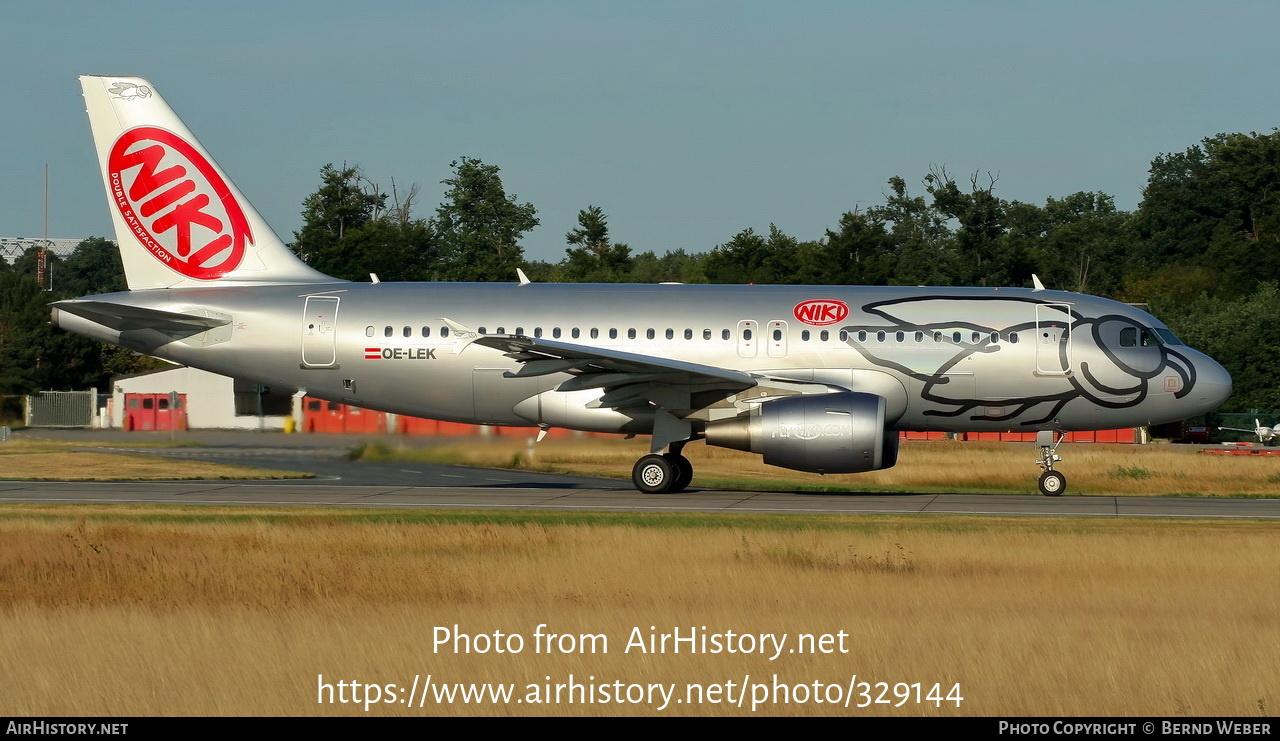 Aircraft Photo of OE-LEK | Airbus A319-112 | Niki | AirHistory.net #329144