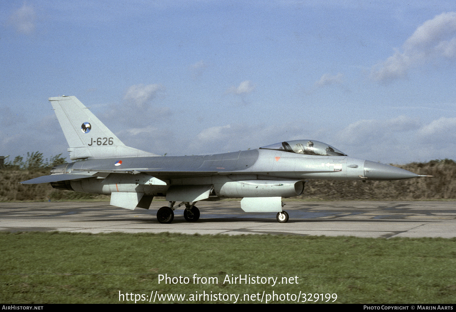 Aircraft Photo of J-626 | General Dynamics F-16A Fighting Falcon | Netherlands - Air Force | AirHistory.net #329199