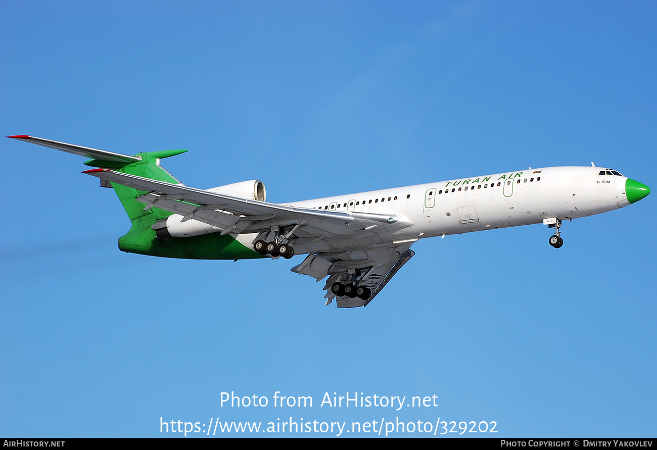 Aircraft Photo of 4K-733 | Tupolev Tu-154M | Turan Air | AirHistory.net #329202