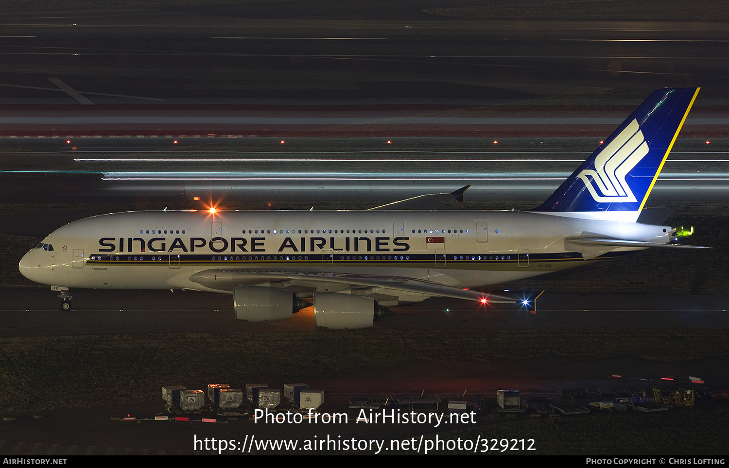 Aircraft Photo of 9V-SKE | Airbus A380-841 | Singapore Airlines | AirHistory.net #329212