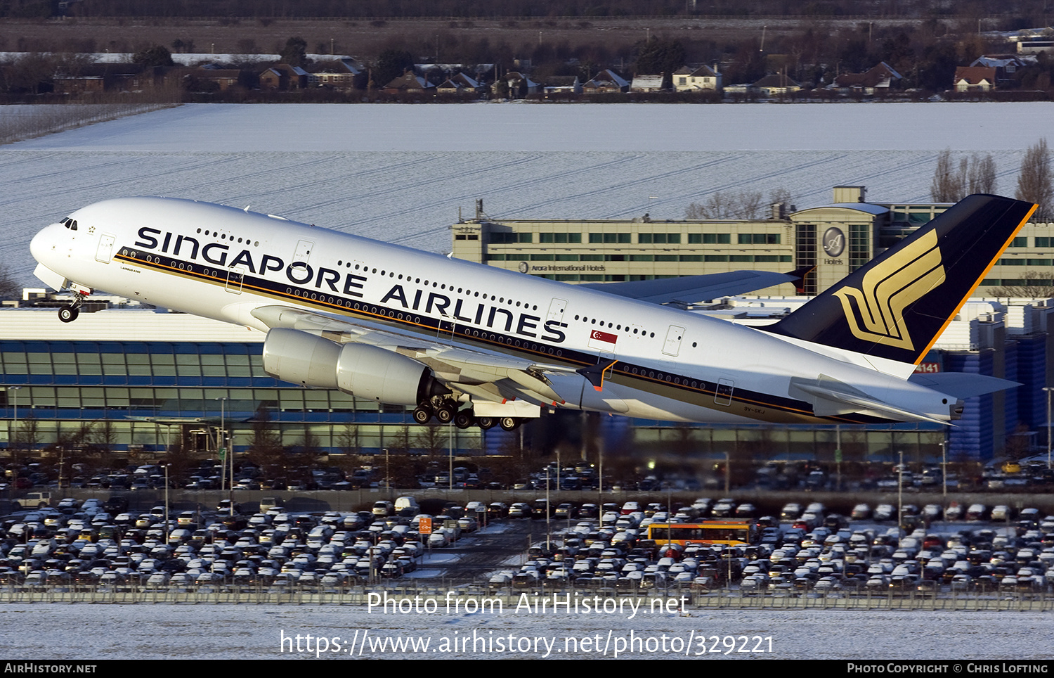 Aircraft Photo of 9V-SKJ | Airbus A380-841 | Singapore Airlines | AirHistory.net #329221