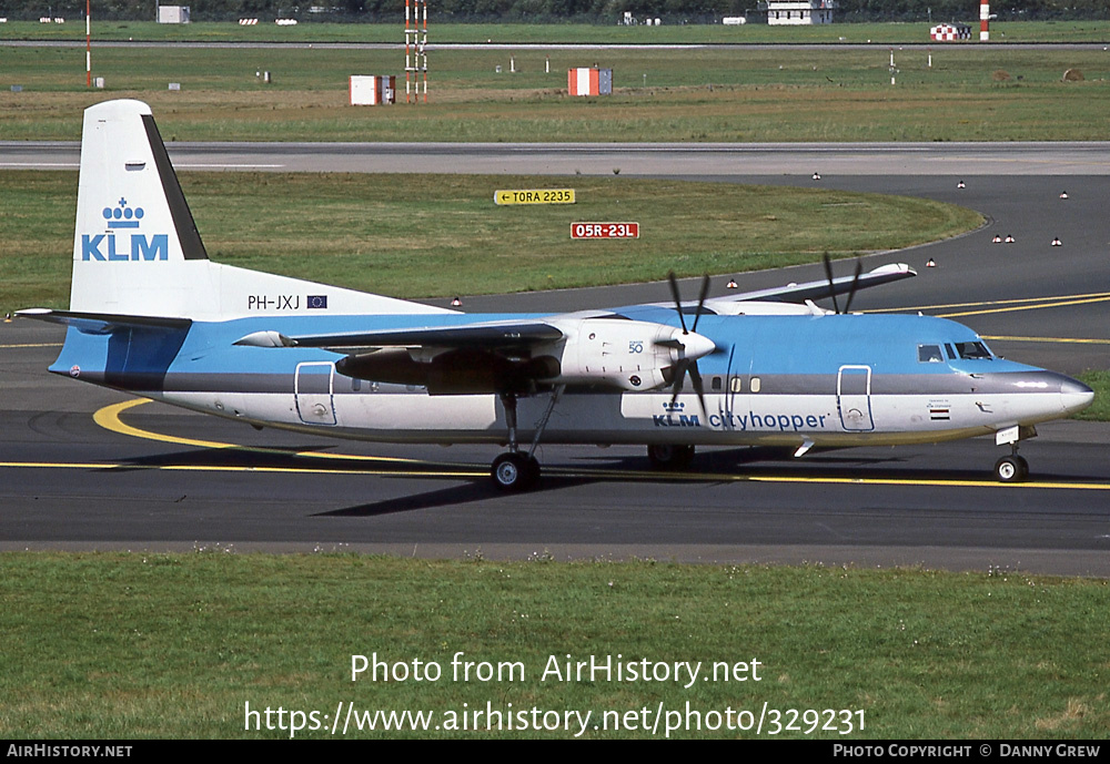 Aircraft Photo of PH-JXJ | Fokker 50 | KLM Cityhopper | AirHistory.net #329231