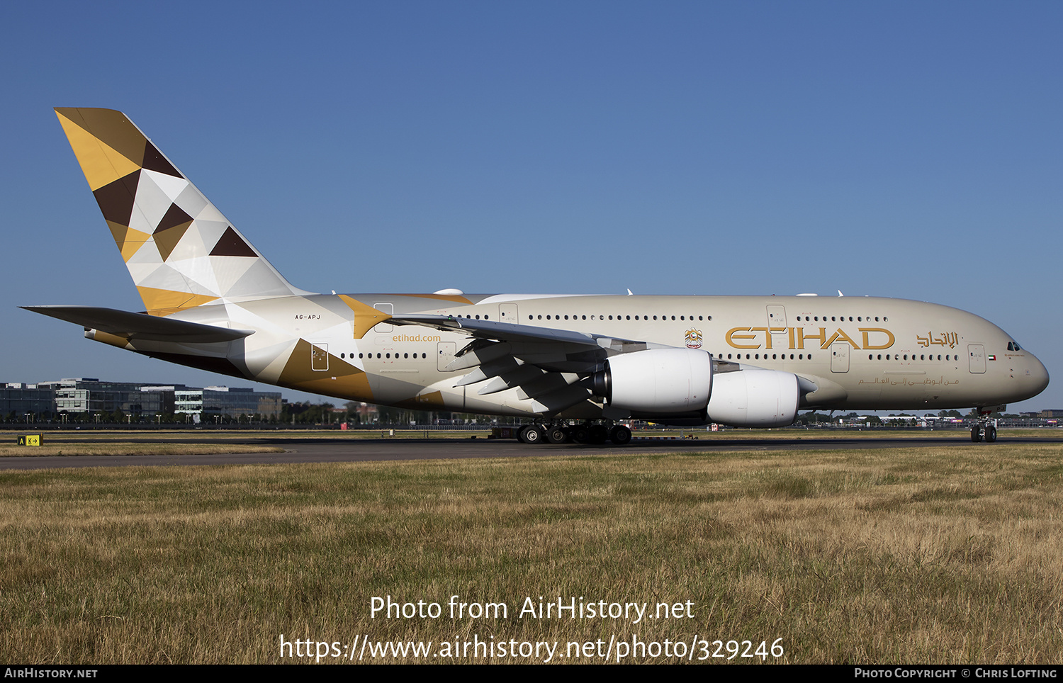 Aircraft Photo of A6-APJ | Airbus A380-861 | Etihad Airways | AirHistory.net #329246