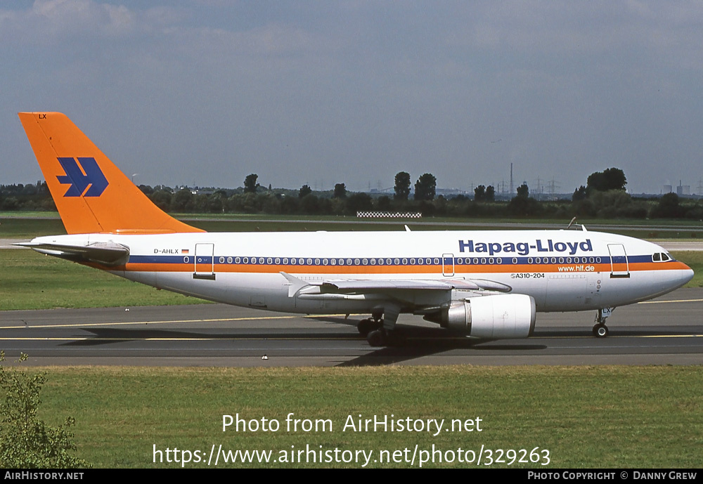 Aircraft Photo of D-AHLX | Airbus A310-204 | Hapag-Lloyd | AirHistory.net #329263