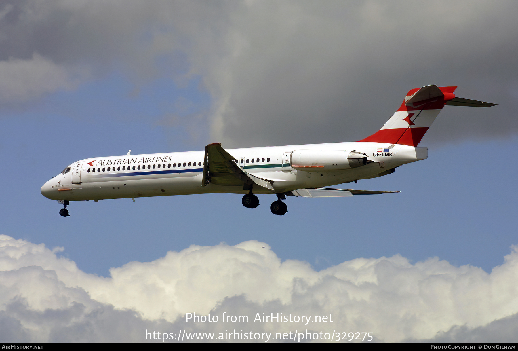 Aircraft Photo of OE-LMK | McDonnell Douglas MD-87 (DC-9-87) | Austrian Airlines | AirHistory.net #329275