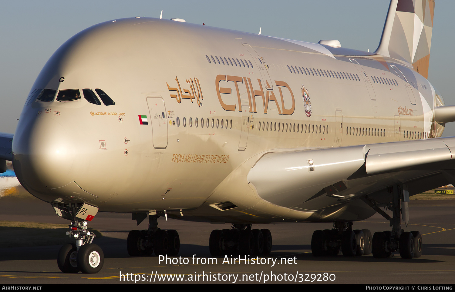 Aircraft Photo of A6-APG | Airbus A380-861 | Etihad Airways | AirHistory.net #329280