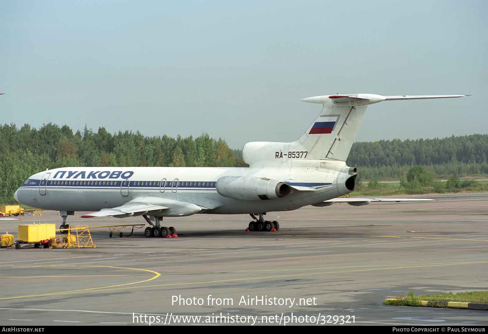 Aircraft Photo of RA-85377 | Tupolev Tu-154B-2 | Pulkovo Airlines | AirHistory.net #329321