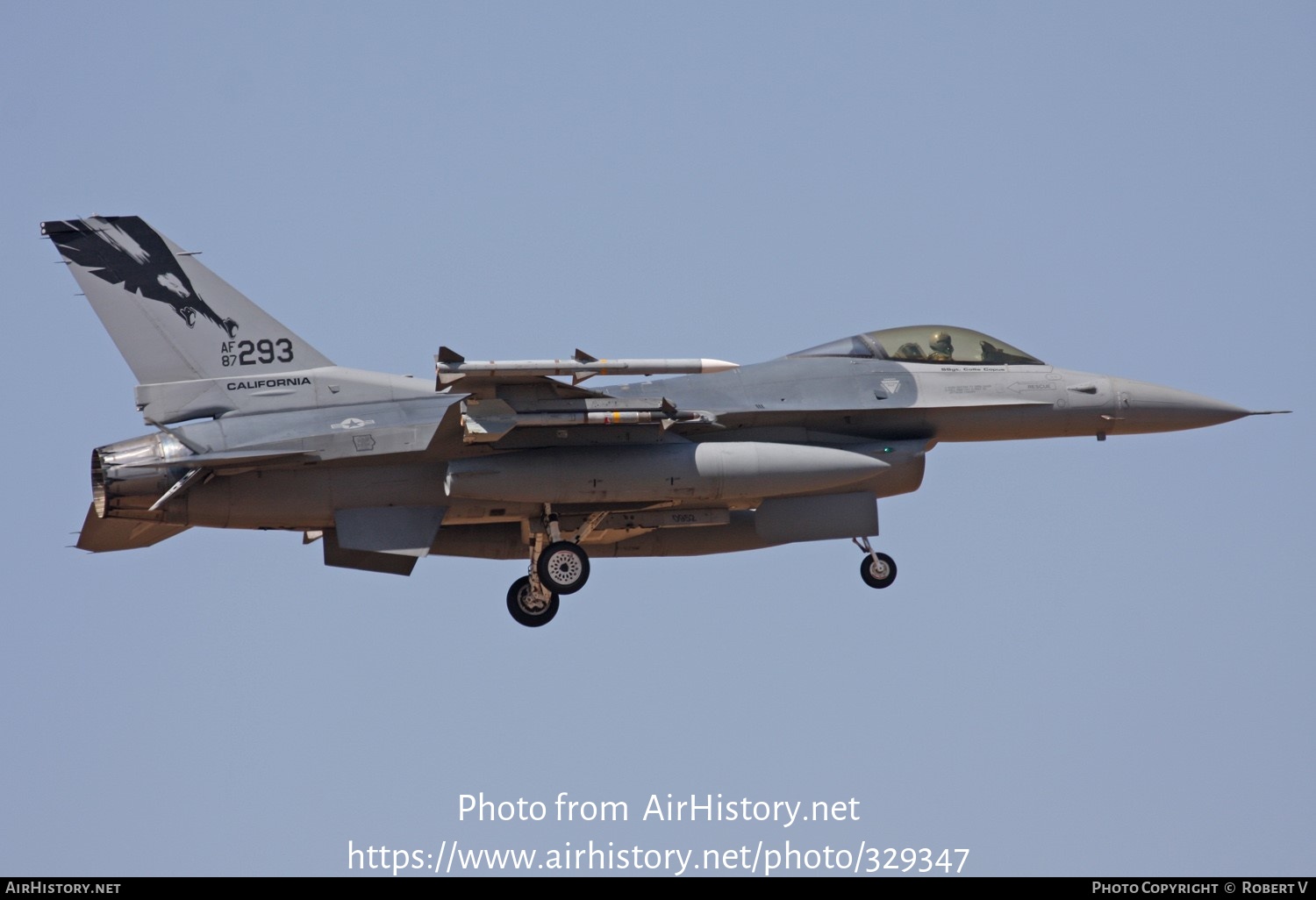 Aircraft Photo of 87-0293 / AF87-293 | General Dynamics F-16C Fighting Falcon | USA - Air Force | AirHistory.net #329347