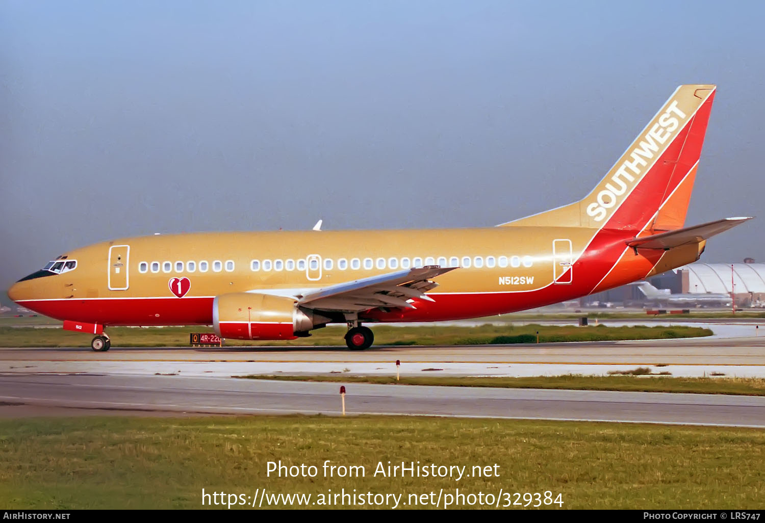 Aircraft Photo of N512SW | Boeing 737-5H4 | Southwest Airlines | AirHistory.net #329384