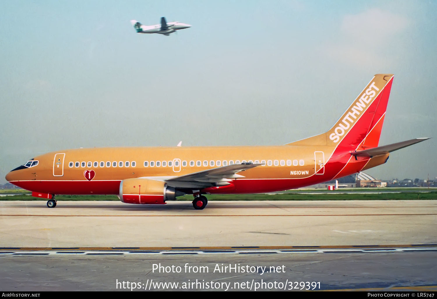 Aircraft Photo of N610WN | Boeing 737-3H4 | Southwest Airlines | AirHistory.net #329391