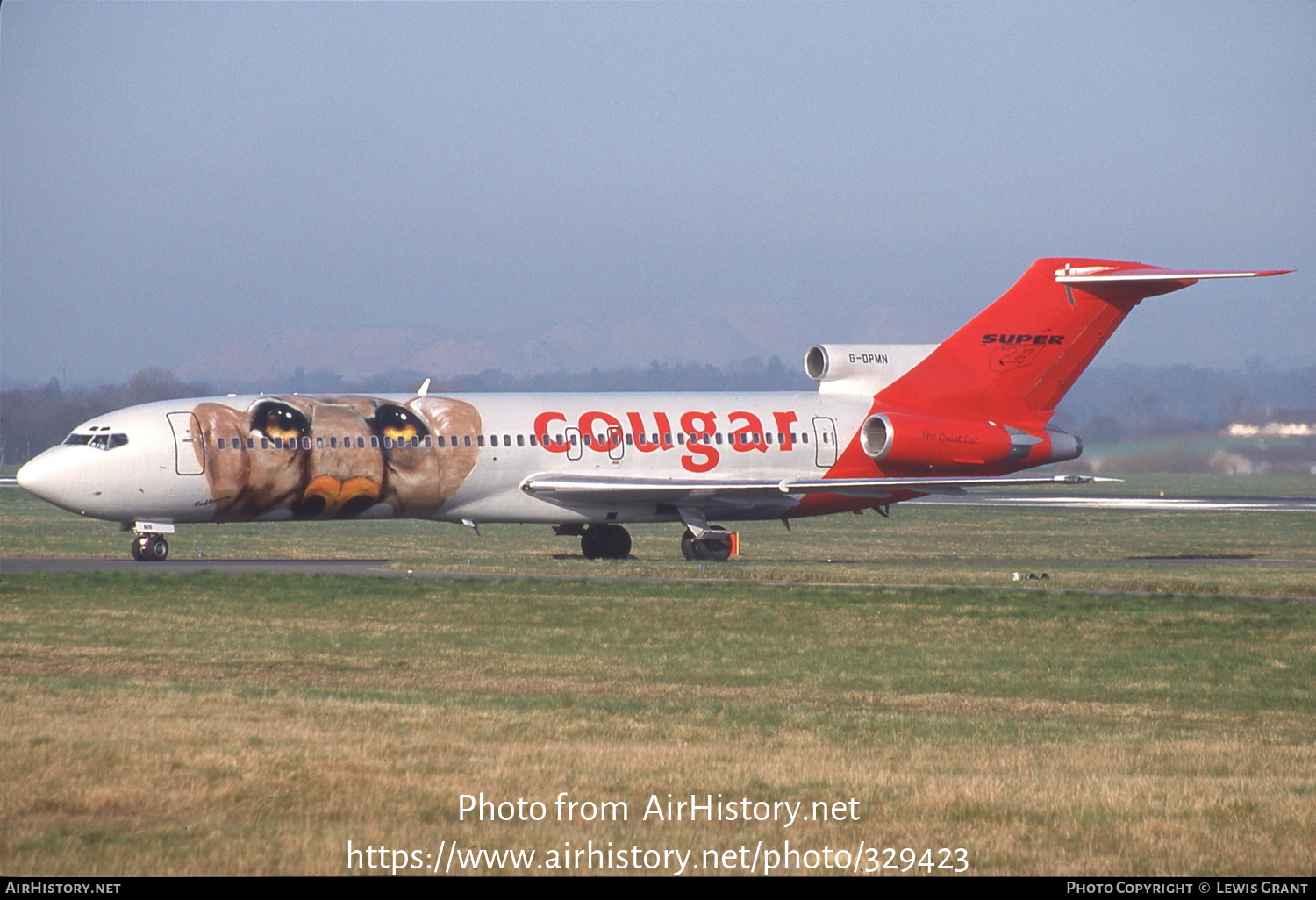 Aircraft Photo of G-OPMN | Boeing 727-225/Adv(RE) Super 27 | Cougar Airlines | AirHistory.net #329423