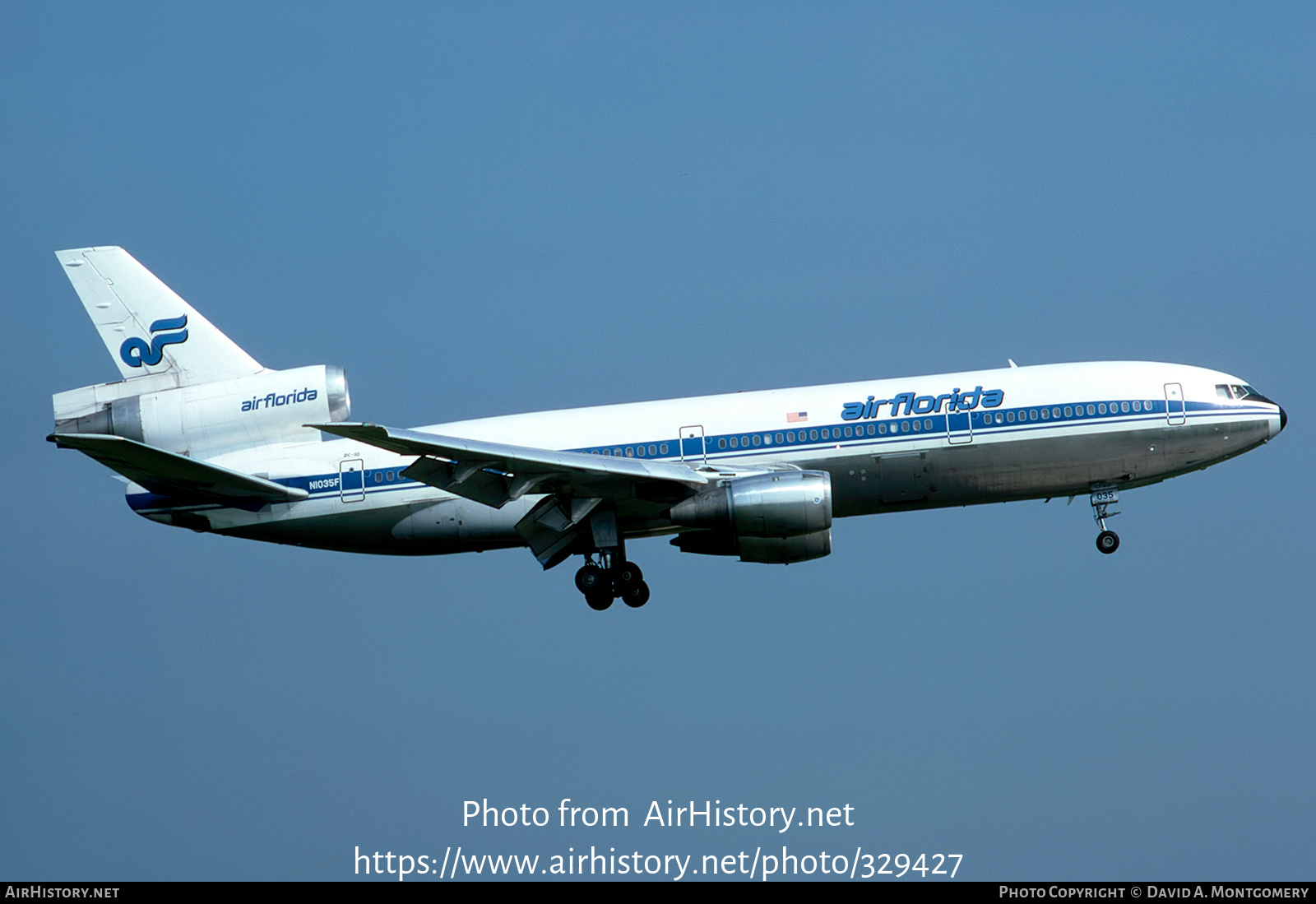 Aircraft Photo of N1035F | McDonnell Douglas DC-10-30CF | Air Florida | AirHistory.net #329427