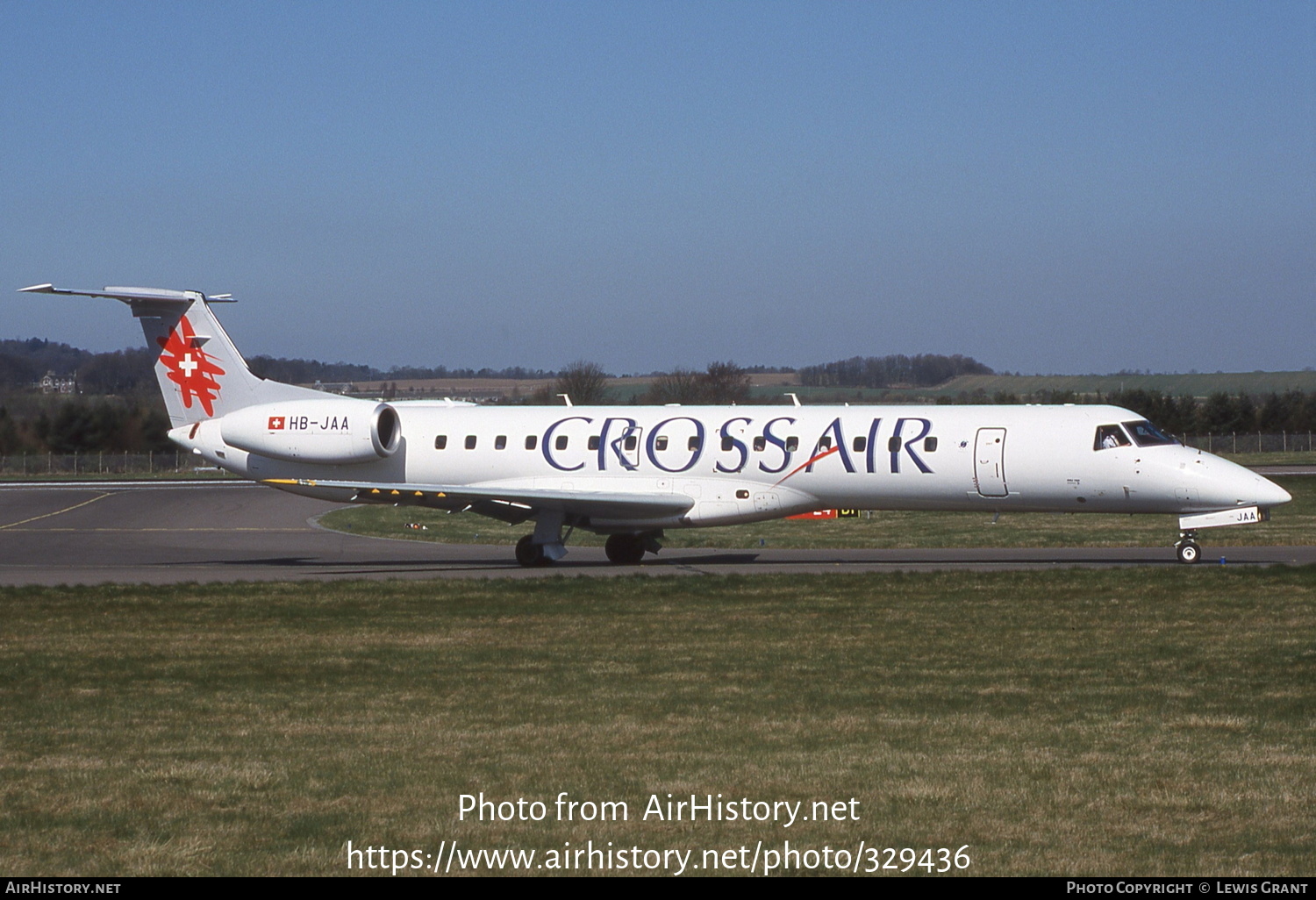 Aircraft Photo of HB-JAA | Embraer ERJ-145LU (EMB-145LU) | Crossair | AirHistory.net #329436