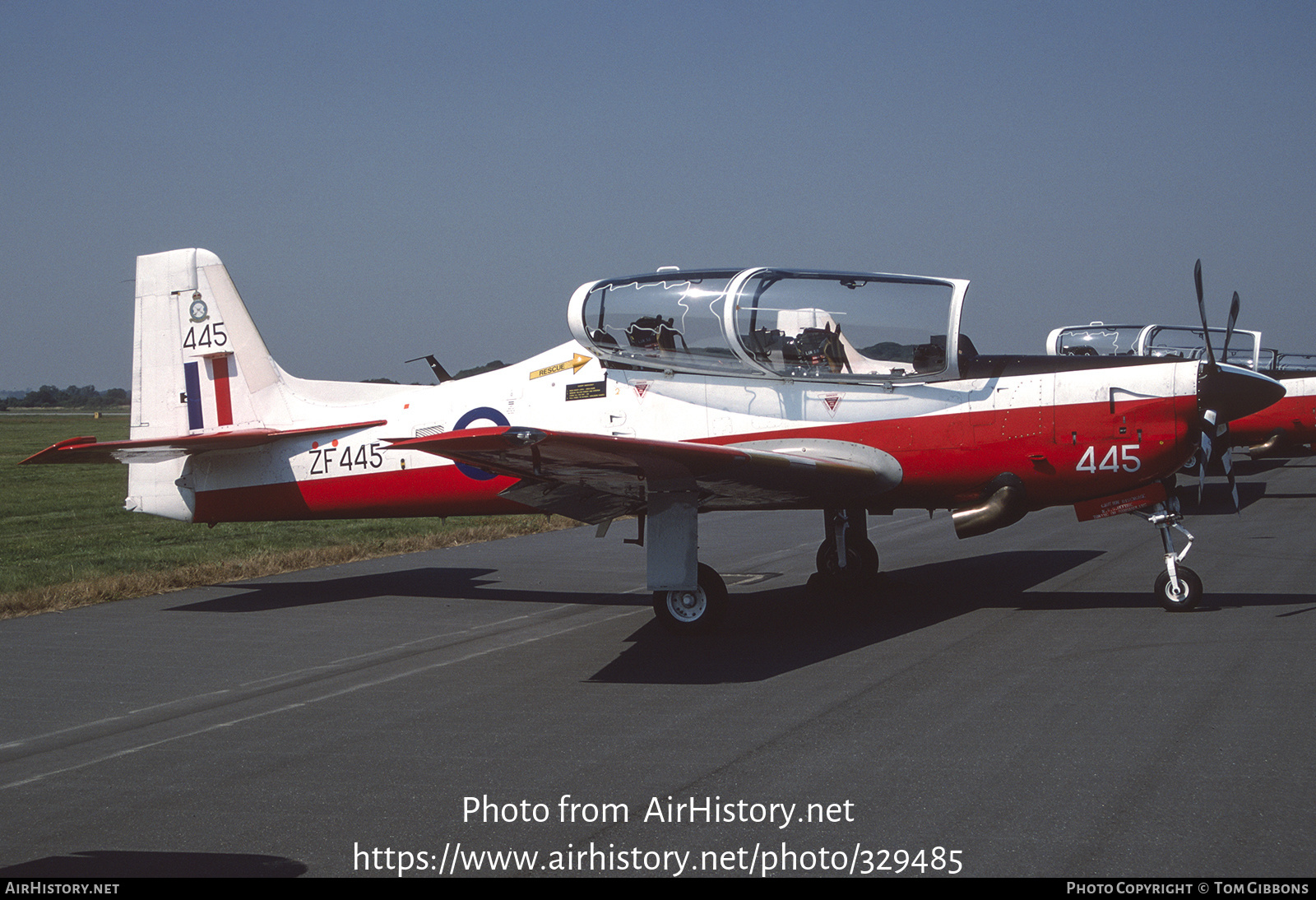 Aircraft Photo of ZF445 | Short S-312 Tucano T1 | UK - Air Force | AirHistory.net #329485