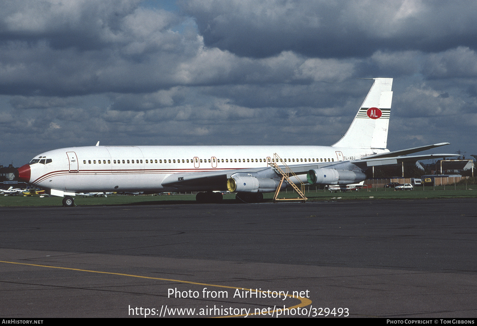 Aircraft Photo of TL-ADJ | Boeing 707-329C | Africa Lines | AirHistory.net #329493