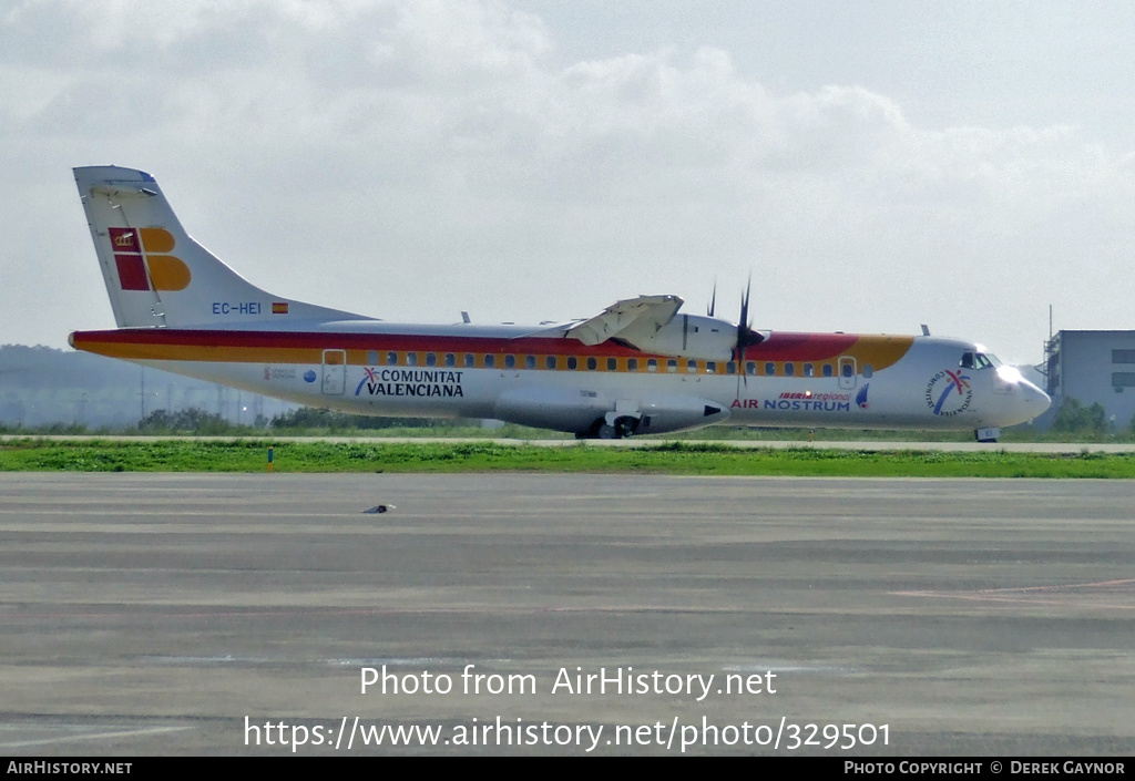 Aircraft Photo of EC-HEI | ATR ATR-72-500 (ATR-72-212A) | Iberia Regional | AirHistory.net #329501