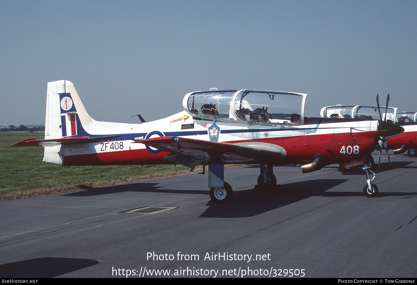 Aircraft Photo of ZF408 | Short S-312 Tucano T1 | UK - Air Force | AirHistory.net #329505