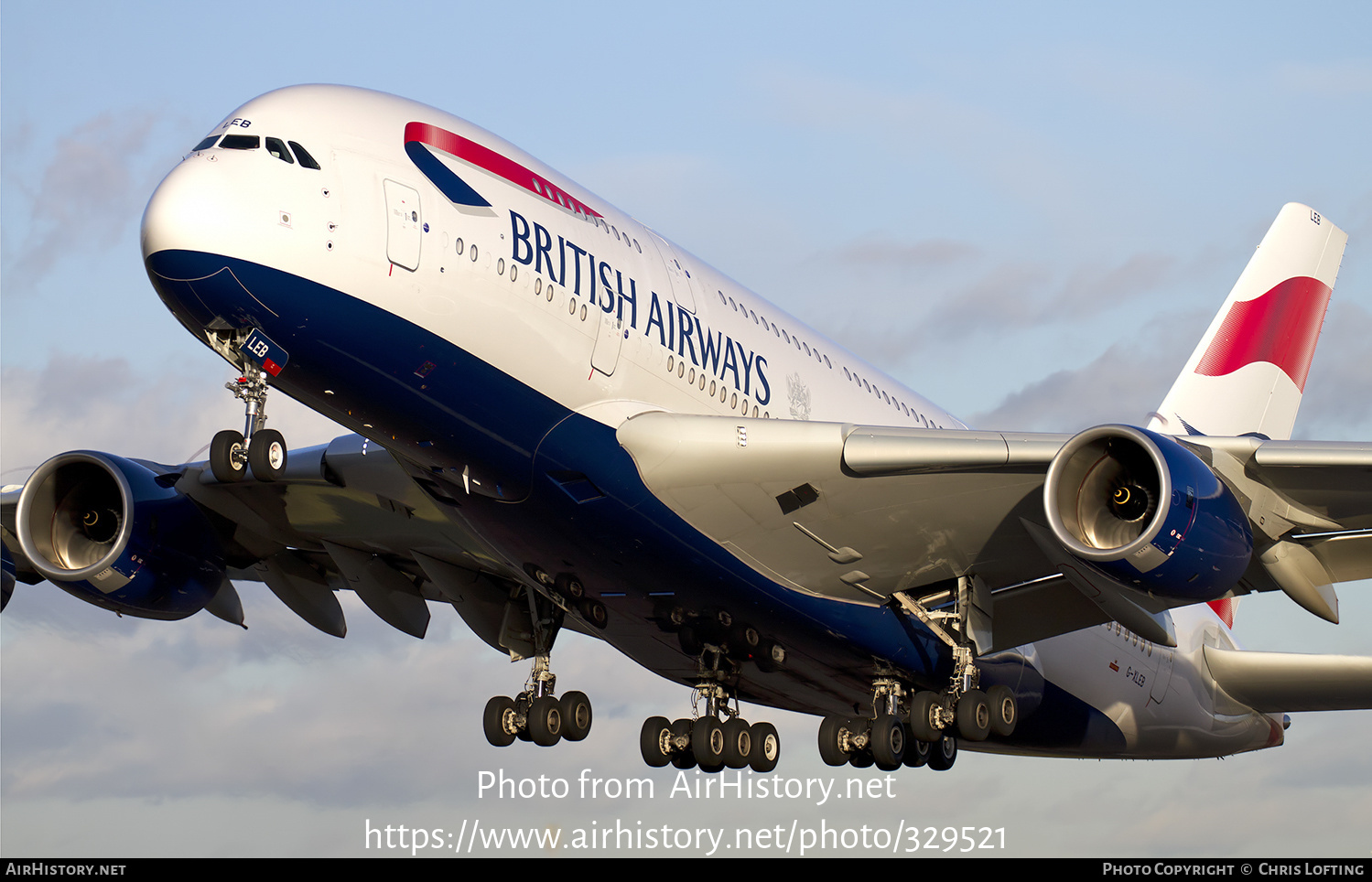 Aircraft Photo of G-XLEB | Airbus A380-841 | British Airways | AirHistory.net #329521