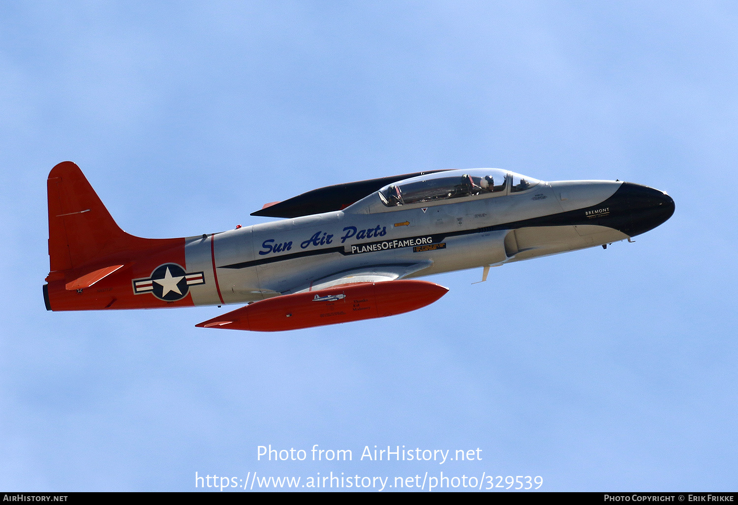 Aircraft Photo of N377JP / NX377JP | Canadair T-33AN Silver Star 3 | Planes of Fame Air Museum | USA - Air Force | AirHistory.net #329539