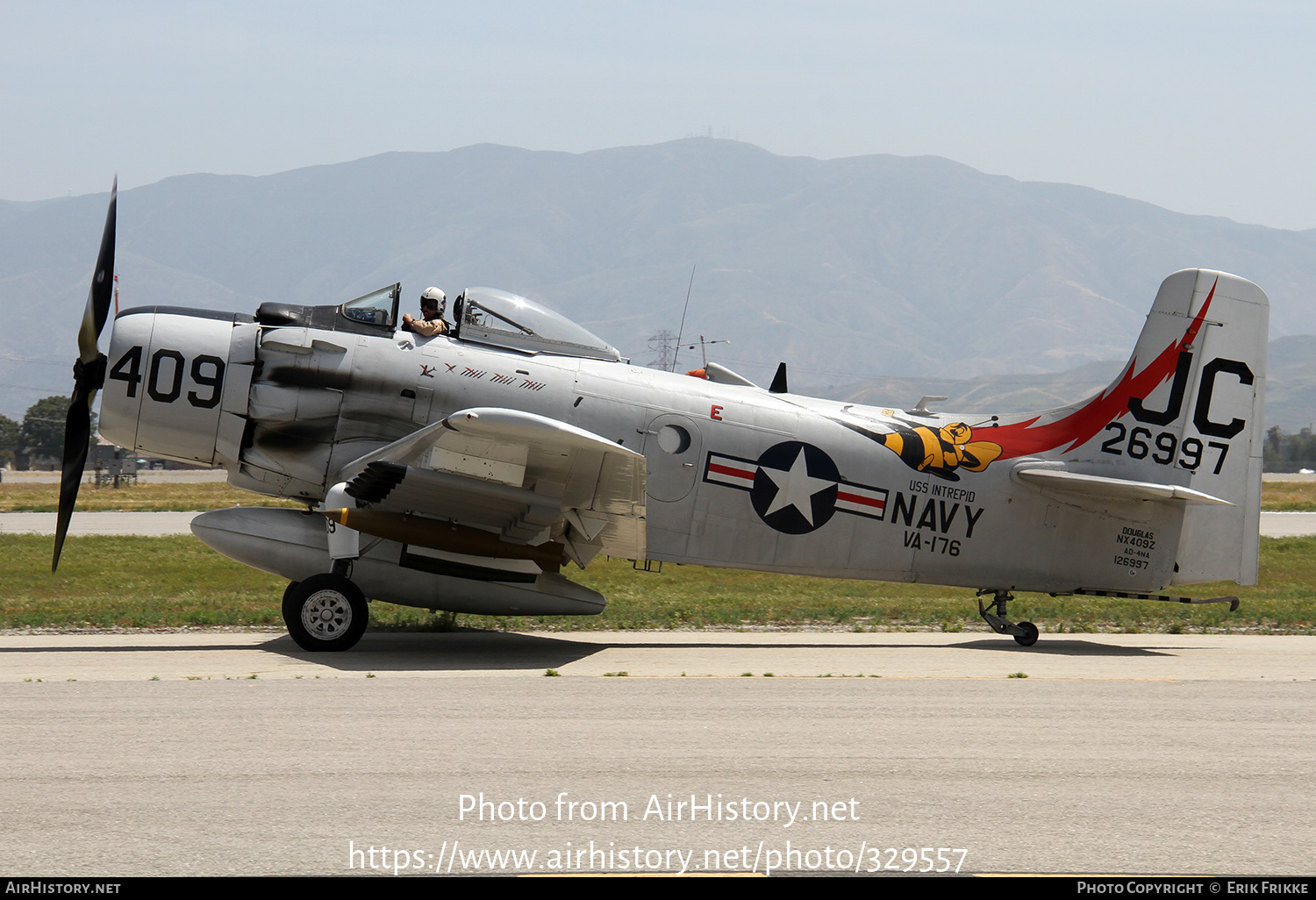 Aircraft Photo of N409Z / NX409Z / 126997 | Douglas A-1D Skyraider (AD-4NA) | USA - Navy | AirHistory.net #329557