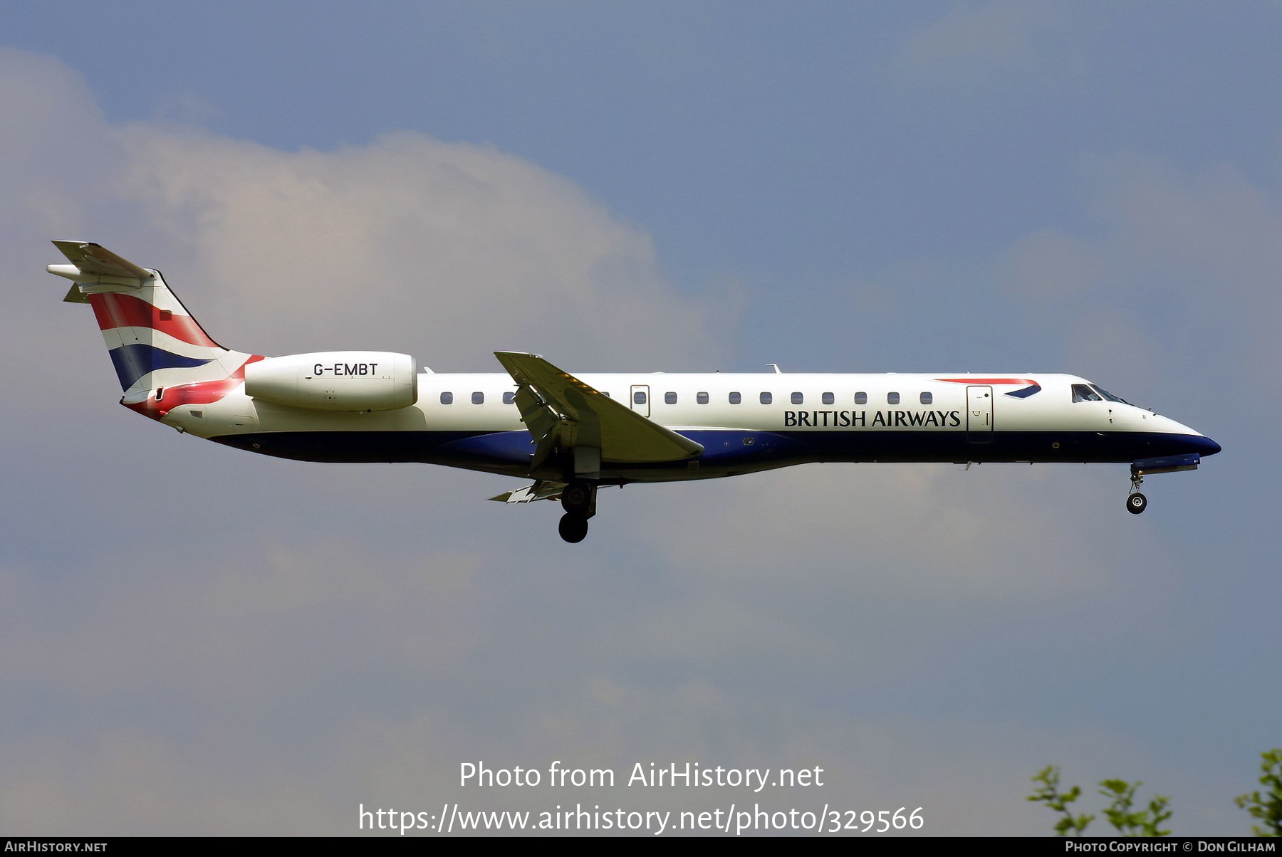 Aircraft Photo of G-EMBT | Embraer ERJ-145EU (EMB-145EU) | British Airways | AirHistory.net #329566