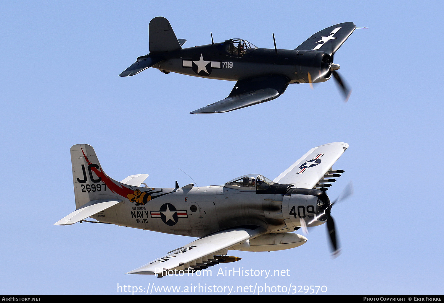 Aircraft Photo of N409Z / NX409Z / 126997 | Douglas A-1D Skyraider (AD-4NA) | USA - Navy | AirHistory.net #329570