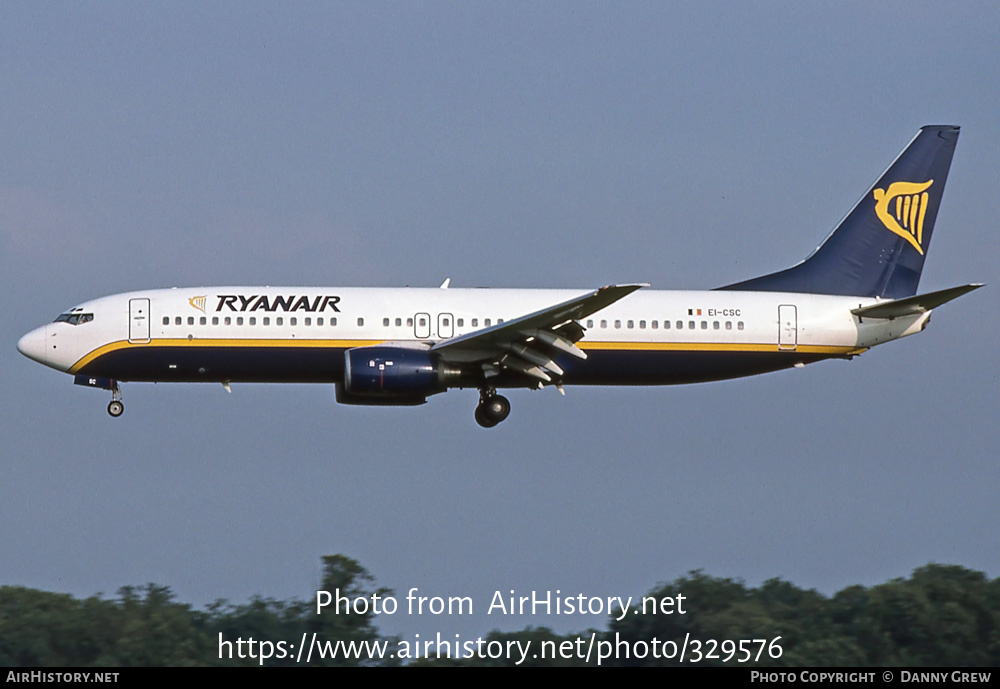 Aircraft Photo of EI-CSC | Boeing 737-8AS | Ryanair | AirHistory.net #329576