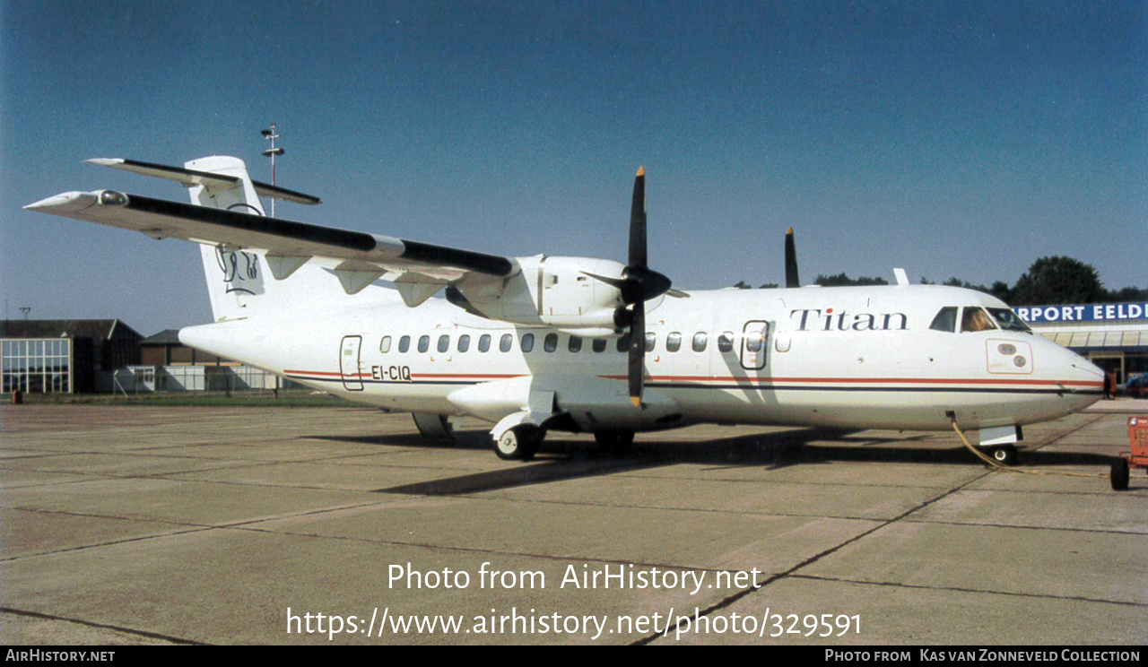 Aircraft Photo of EI-CIQ | ATR ATR-42-300 | Titan Airways | AirHistory.net #329591