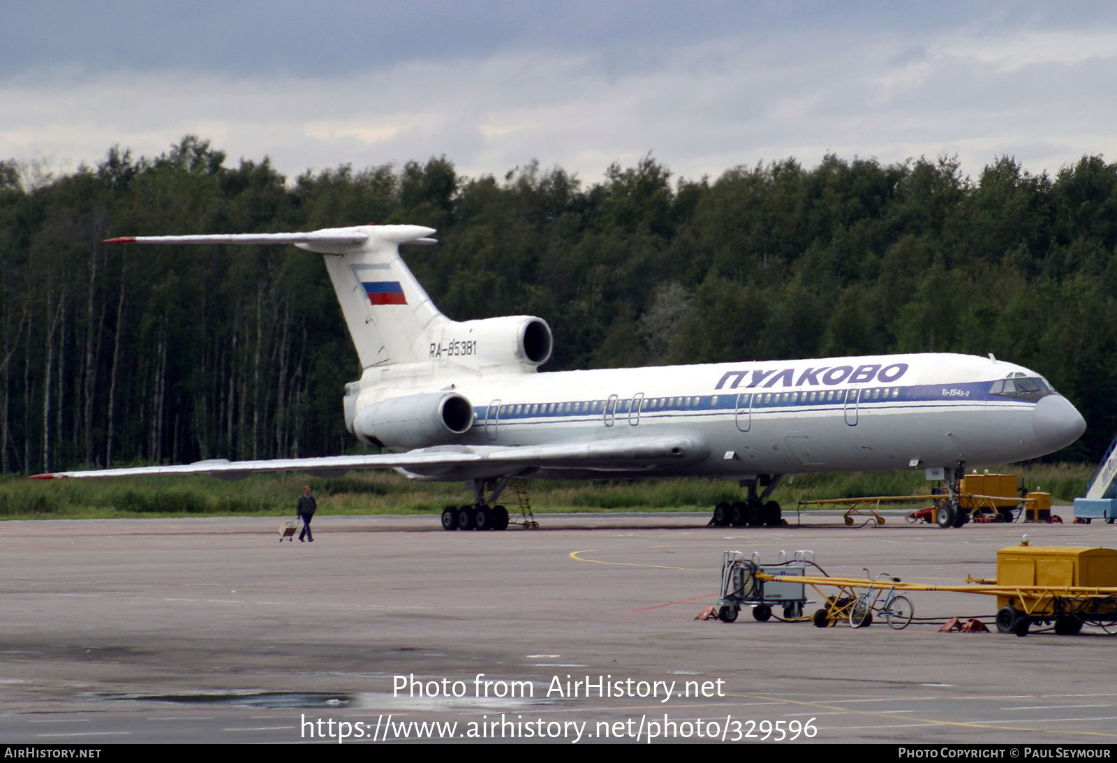 Aircraft Photo of RA-85381 | Tupolev Tu-154B-2 | Pulkovo Airlines | AirHistory.net #329596