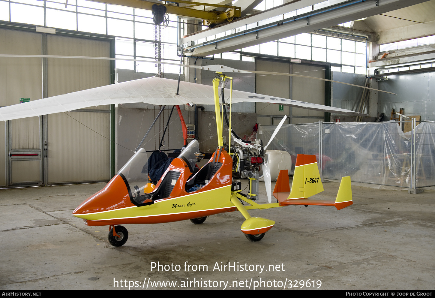 Aircraft Photo of I-8647 | Magni M-16 Tandem Trainer | AirHistory.net #329619