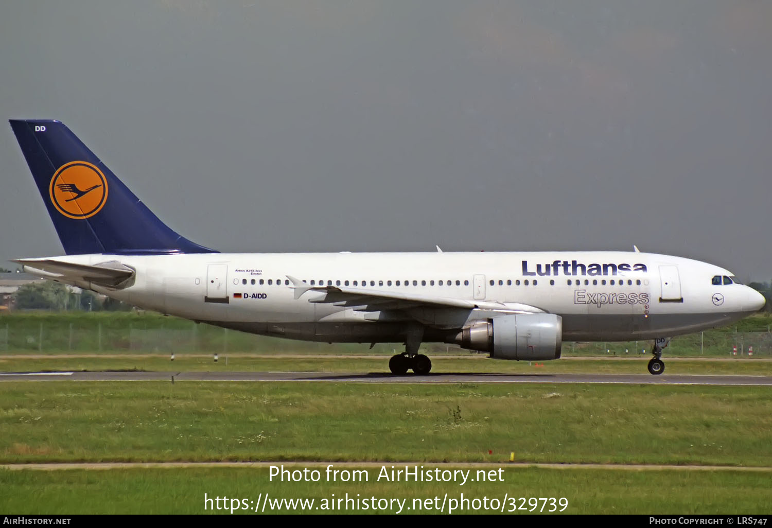 Aircraft Photo of D-AIDD | Airbus A310-304 | Lufthansa Express | AirHistory.net #329739