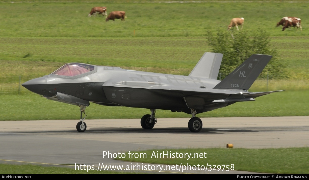 Aircraft Photo of 13-5081 / AF13-5081 | Lockheed Martin F-35A Lightning II | USA - Air Force | AirHistory.net #329758