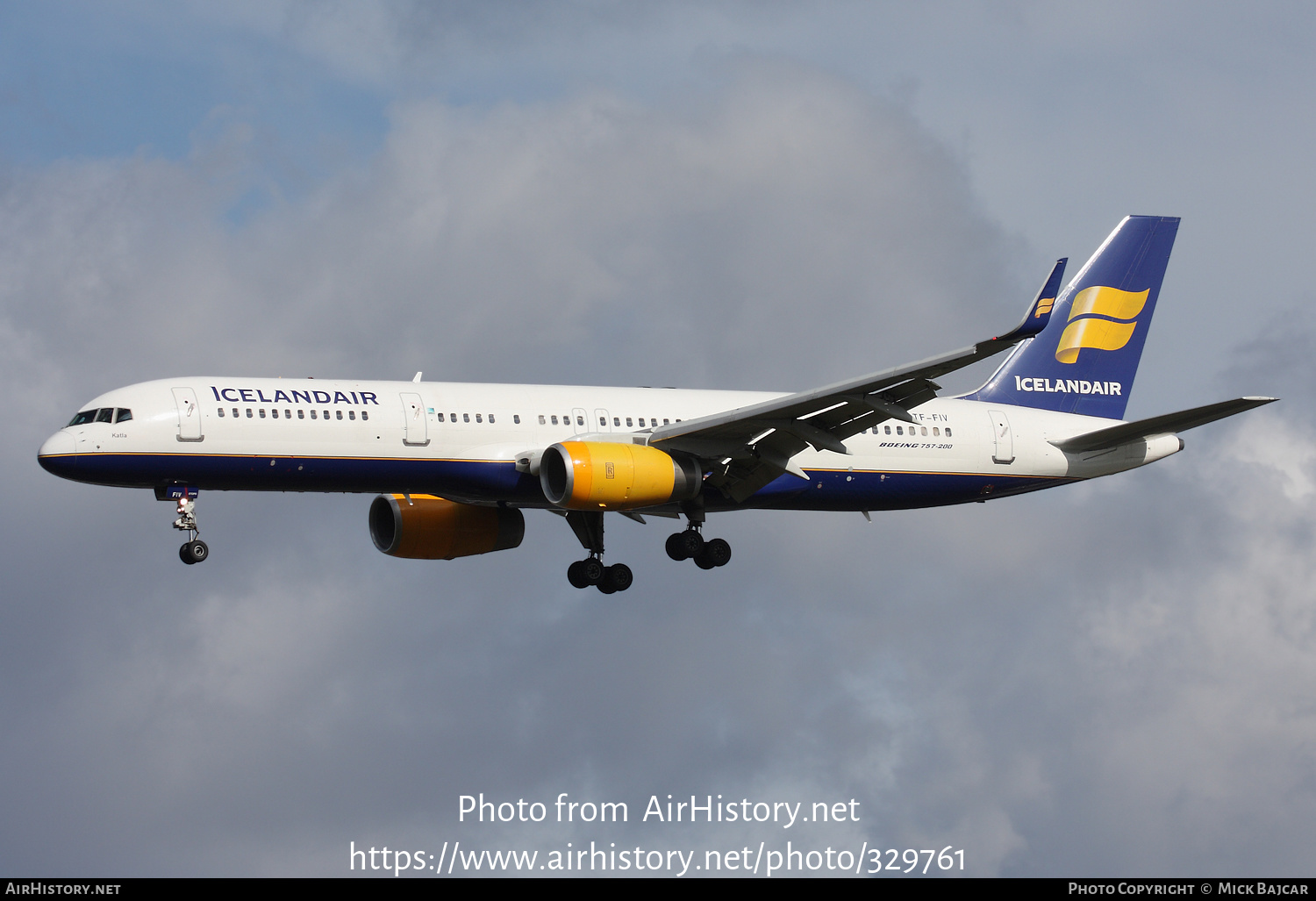 Aircraft Photo of TF-FIV | Boeing 757-208 | Icelandair | AirHistory.net #329761