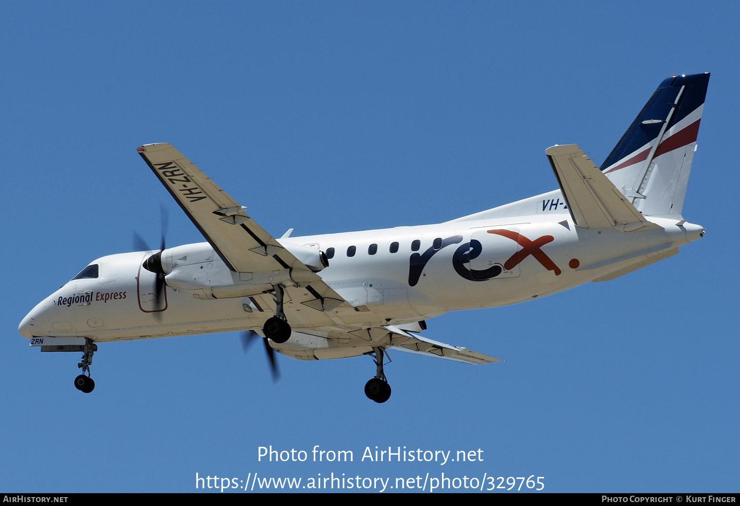 Aircraft Photo of VH-ZRN | Saab 340B | REX - Regional Express | AirHistory.net #329765