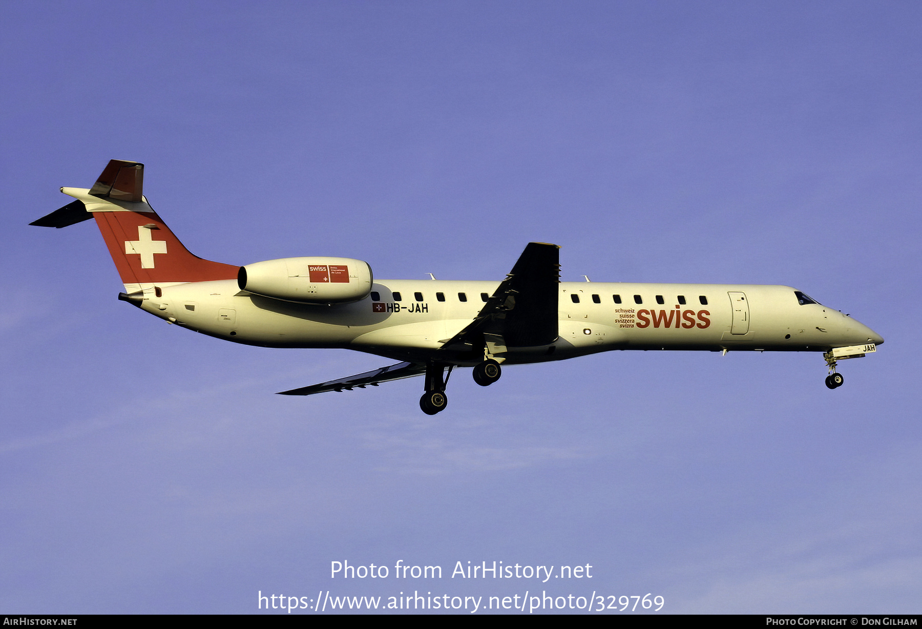 Aircraft Photo of HB-JAH | Embraer ERJ-145LU (EMB-145LU) | Swiss International Air Lines | AirHistory.net #329769