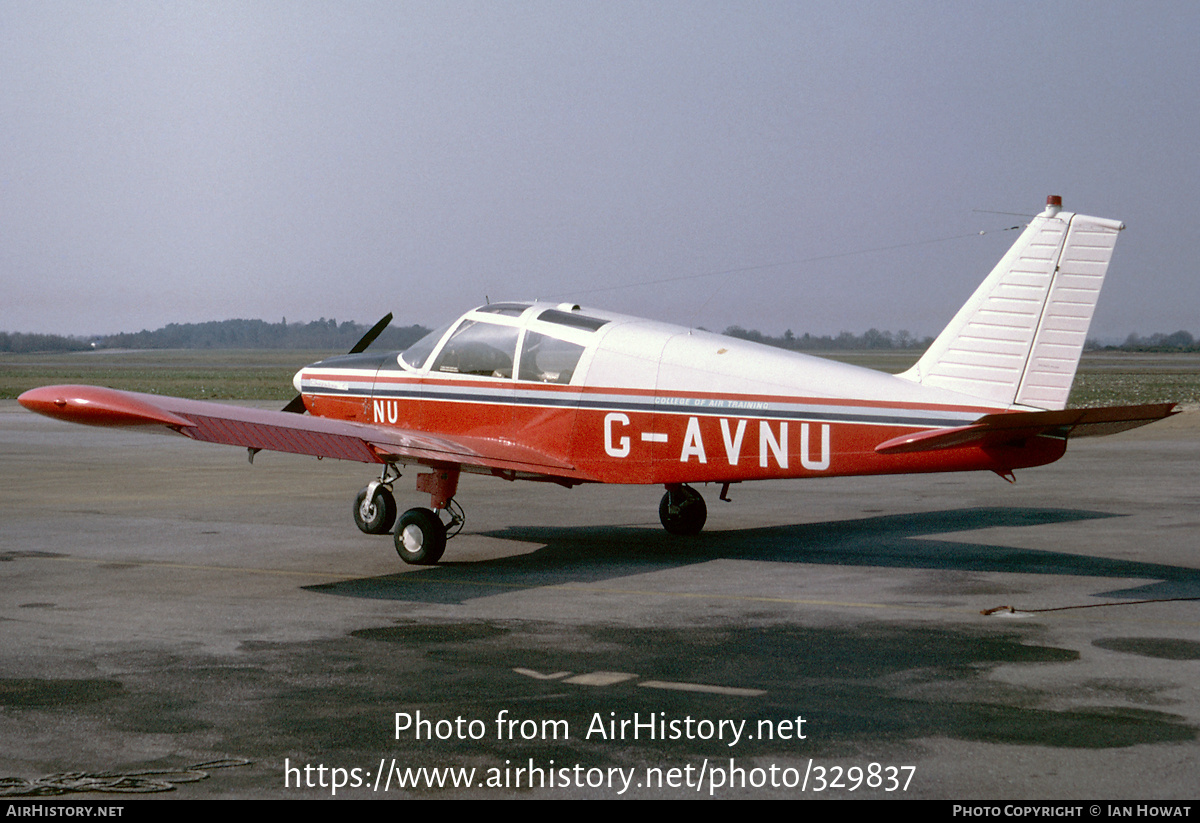 Aircraft Photo of G-AVNU | Piper PA-28-180 Cherokee C | College of Air Training | AirHistory.net #329837