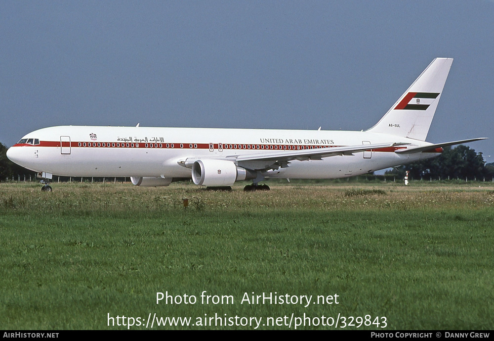 Aircraft Photo of A6-SUL | Boeing 767-341/ER | United Arab Emirates Government | AirHistory.net #329843