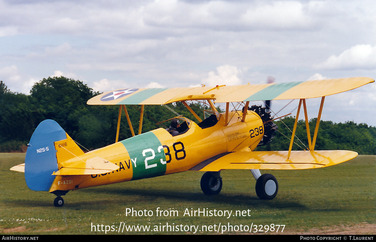 Aircraft Photo of F-AZDI / 61116 | Boeing N2S-5 Kaydet (E75) | USA - Navy | AirHistory.net #329877