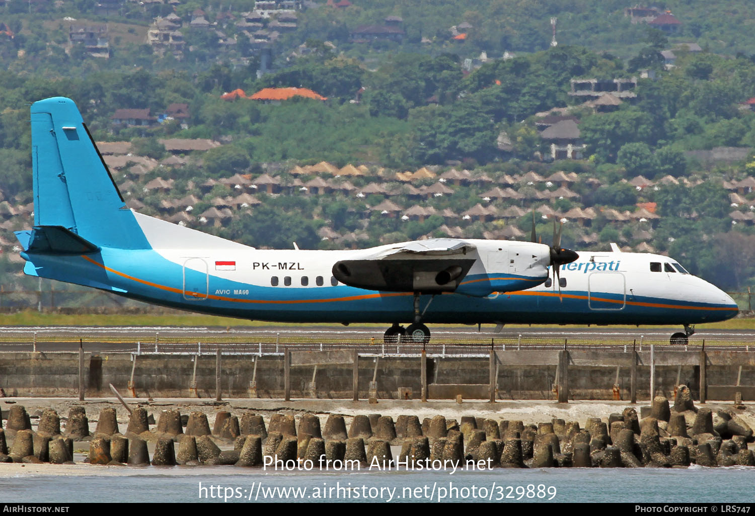 Aircraft Photo of PK-MZL | Xian MA60 | Merpati Nusantara Airlines | AirHistory.net #329889