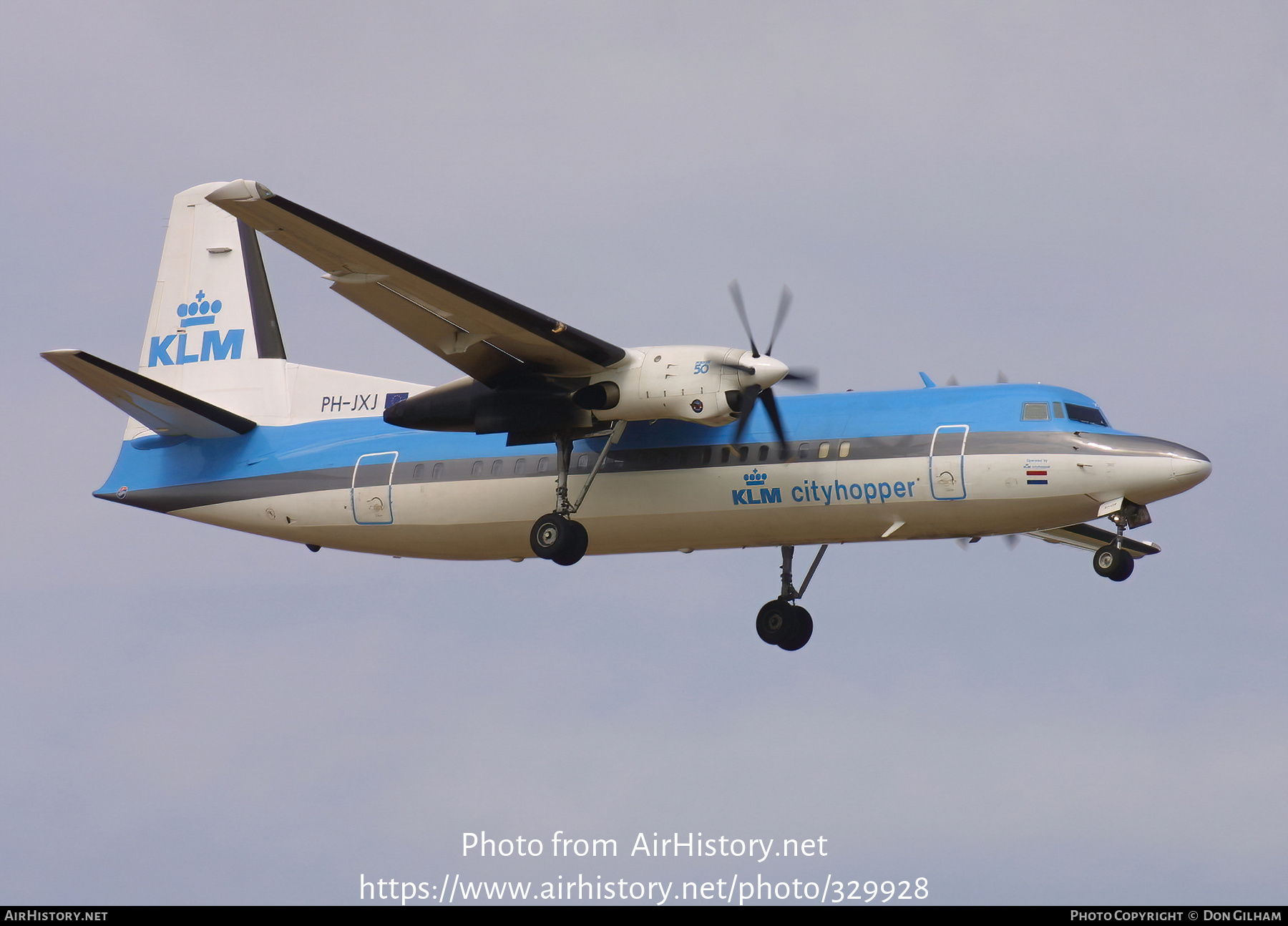 Aircraft Photo of PH-JXJ | Fokker 50 | KLM Cityhopper | AirHistory.net #329928